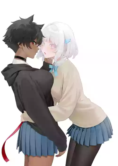 被叔叔的肉棒征服的jk百合 Yuri JK defeated by Ojisan's cock图