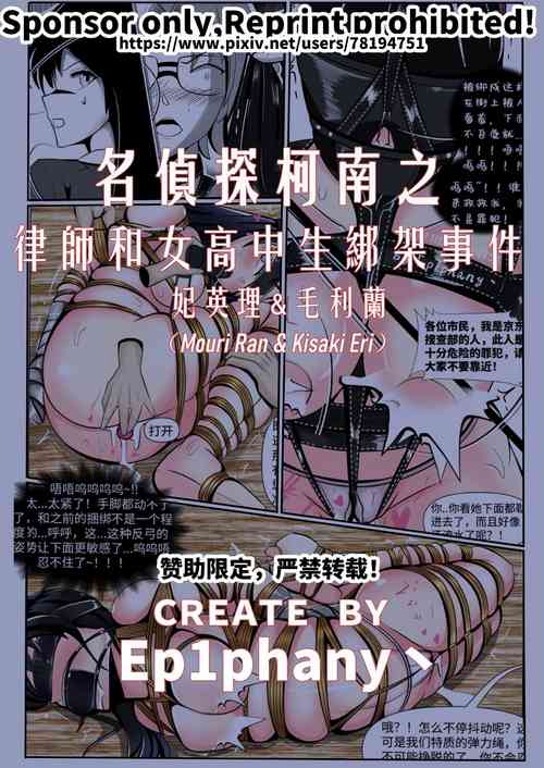 Detective Conan: The Lawyer and the High School Girl Kidnapping Case - Ran Mouri and Eri Kisaki 封面 - HaSM.cc
